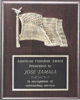 TP3938 Flag Plaque