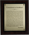 CD1012 Lombardi "Excellence"" Plaque. Click image for more detail.