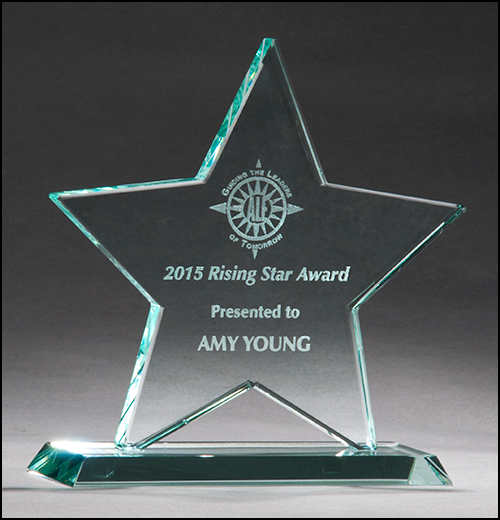 G2757 Star Jade Glass Award