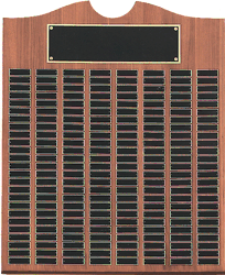 Roster Series Perpetual Plaques - Black Brass