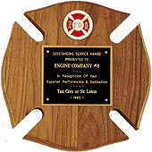 TP2790-X Fireman Insignia Plaque