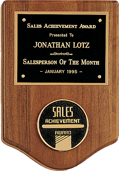 Click here to view Sales-Themed Plaques