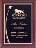 TP4185 Piano-Rosewood Star Plaque