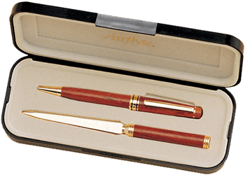 PKC6375BK Black Euro Pen & Pencil Set