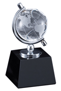CRY315 Crystal Globe Award - click to view larger image