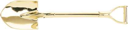 GAM-L-900-1 Gold Shovel. Click for larger image.