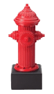 IPM-FD30 Resin Fire Hydrant Trophy. Click pic for larger image.