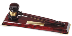 IPM-GV138 Piano Rosewood Gavel & Base. Click for larger image.