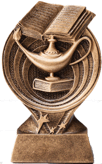 IPM-RF2613 Lamp of Knowledge Resin Trophy