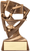 IPM-RF6012 Lamp of Knowledge Resin Trophy