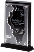 GAM-STATE-IL State-shaped acrylic award