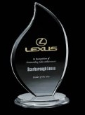 Glass "Odessy Flame" Award