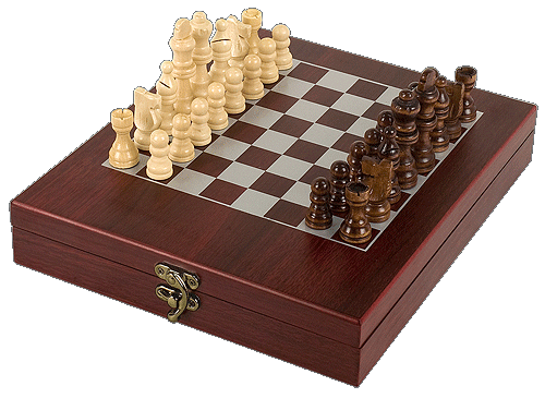 5C4402 Rosewood Finish Chess Set CHES01