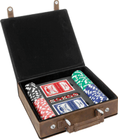 SDJ-PKR310 Laserable Leatherette Poker Set