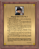 C1013 "Lombardi #1" Plaque.  Click image for more detail.