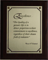 C810 "Excellence1" Plaque.  Click image for more detail.
