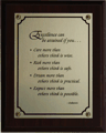 C810 "Excellence2" Plaque.  Click image for more detail.