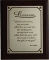 C810 "Leadership" Plaque.  Click image for more detail.