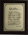 C810 "Quality" Plaque. Click image for more detail.