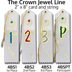 4BS "Crown Jewel"  Stock Place Ribbon - click on pic to view larger image